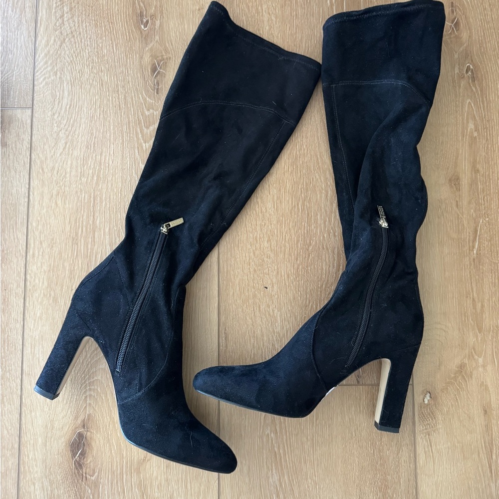Ivanka Trump Knee High Black Heeled Boots